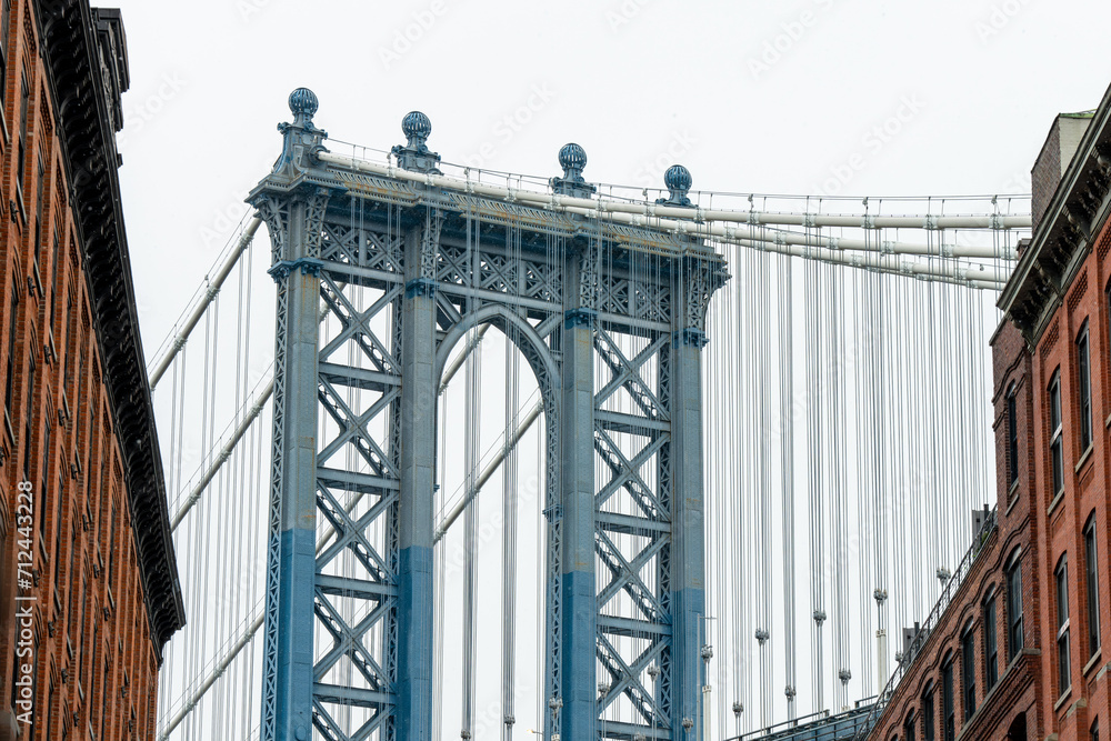 Naklejka premium brooklyn pont new york dumbo