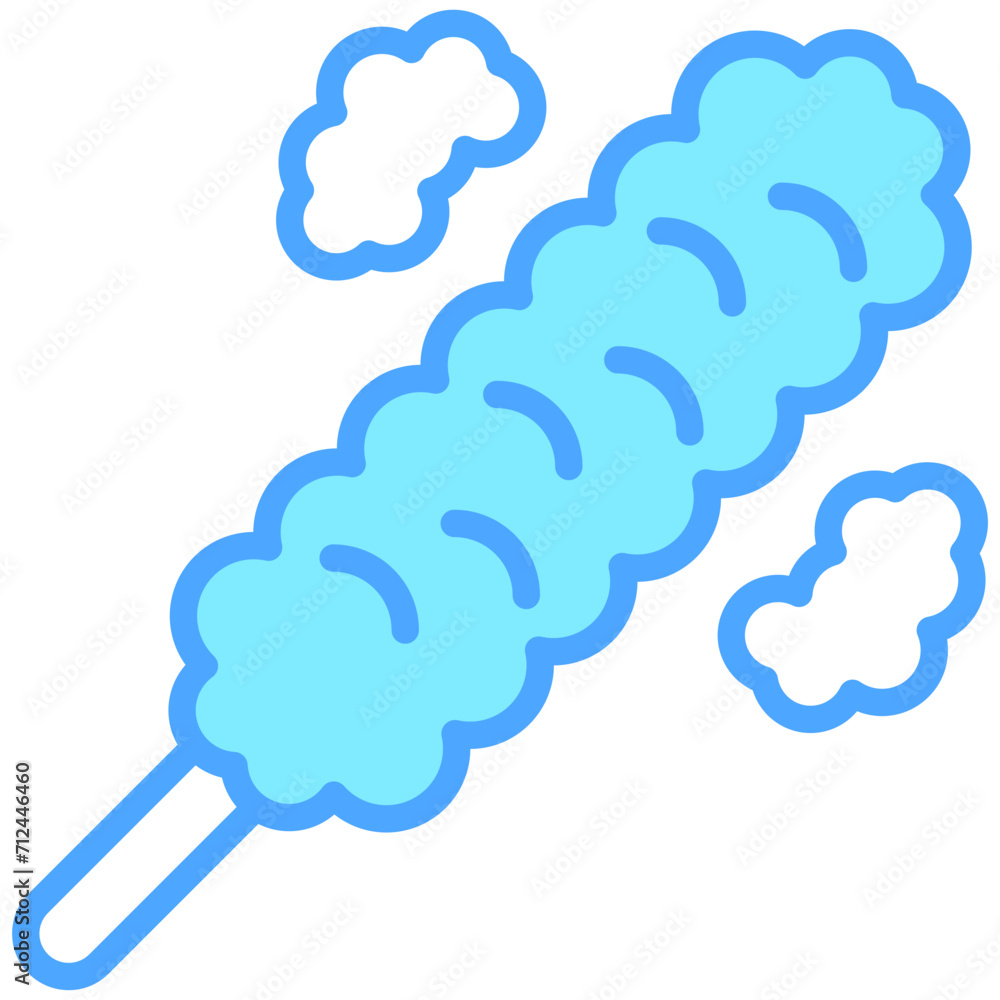 Feather Duster blue dual tone color icon, relate to housekeeping. use for UI or UX kit, web and app development. Feather Duster blue dual tone color icon, relate to housekeeping. use for UI or UX kit, web and app development.