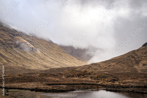 Mystic Clouds Over Rugged Glencoe Highlands © Bossa Art