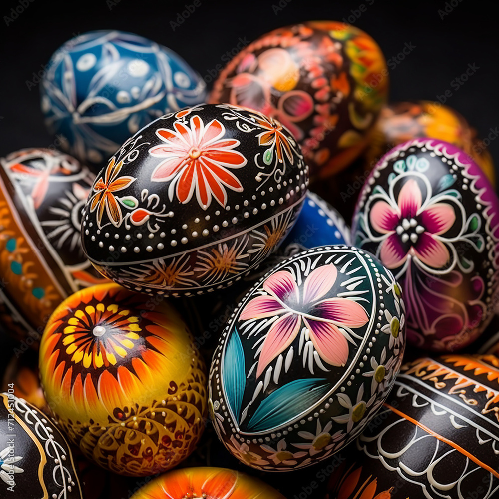 a series of beautiful photos with Easter decorations a series of beautiful photos with Easter decorations
