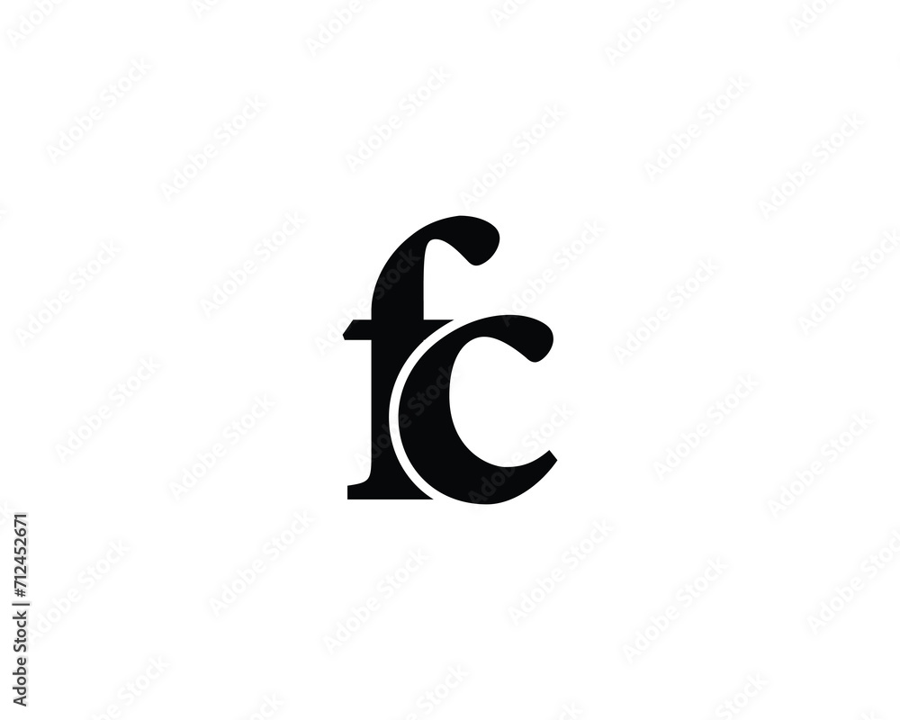 CF FC LOGO DESIGN VECTOR TEMPLATE CF FC LOGO DESIGN VECTOR TEMPLATE