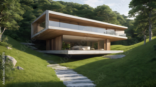 house in the mountains © pla2u