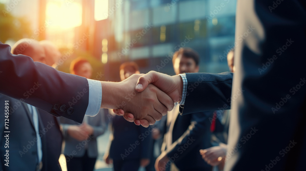 Agreed Terms: Handshake of Businessmen