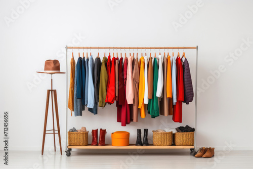 Stylish Apparel Showcase in Clean Surroundings