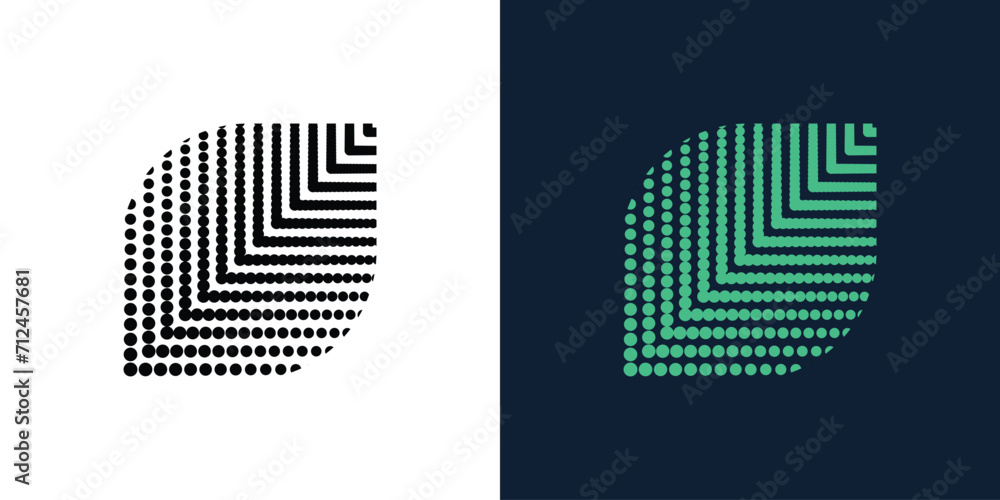 Dot spiral logo design with modern style|Doted logo| premium vector Dot spiral logo design with modern style|Doted logo| premium vector