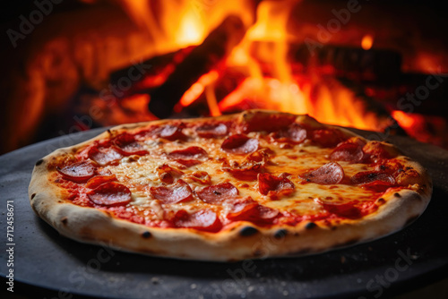Craving Indulgence  Hot Oven Pizza with Meat