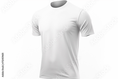 Woman in White Tshirt Mockup created with Generative AI