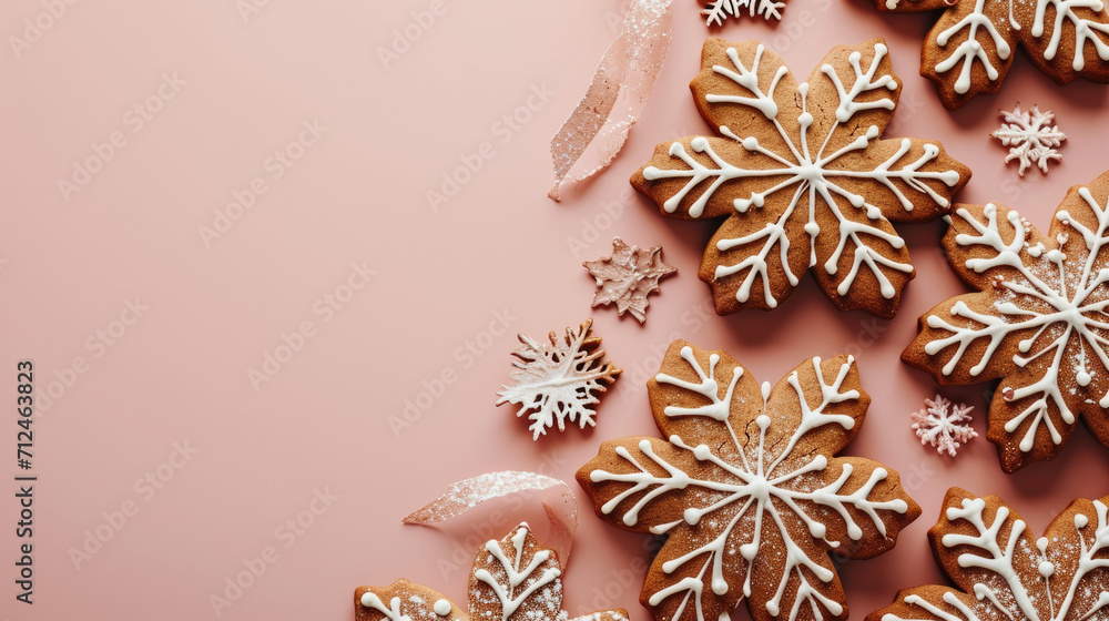 Assorted Cookies on Pink Surface Assorted Cookies on Pink Surface