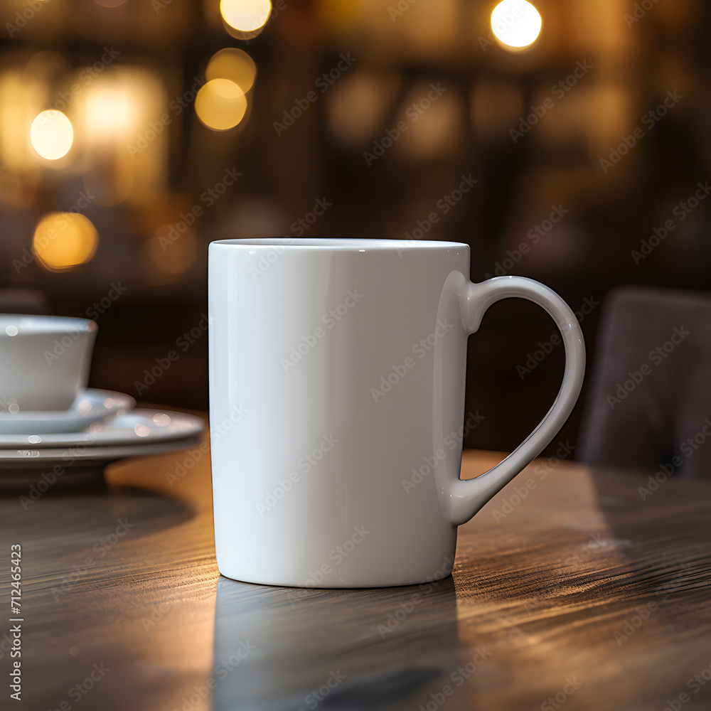 Mockup mug glass drinking cup generative AI Mockup mug glass drinking cup generative AI
