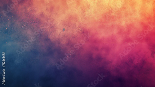 Abstract colorful background with paint, Retro gradient background with grain texture, abstract background with clouds, retro gradient background with grain texture, Ai generated image