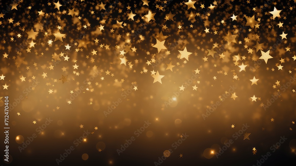 shimmer golden stars background illustration sparkle radiant, luminous celestial, celestial celestial shimmer golden stars background