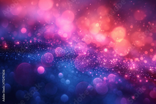 A twilight-inspired bokeh with soft purples and deep blues merging together, reminiscent of a dusk sky