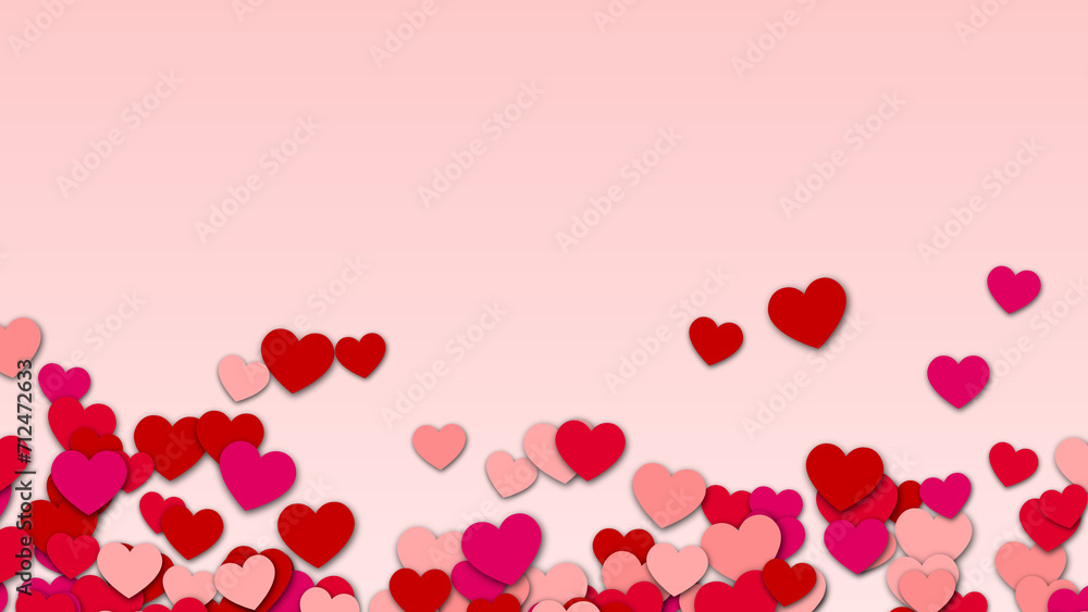 happy valentines day hearts wallpaper, love and romance love concept  design element	