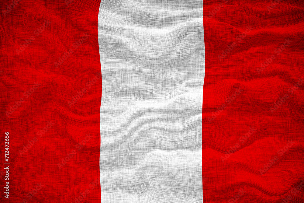 National flag of Peru. Background  with flag of Peru.