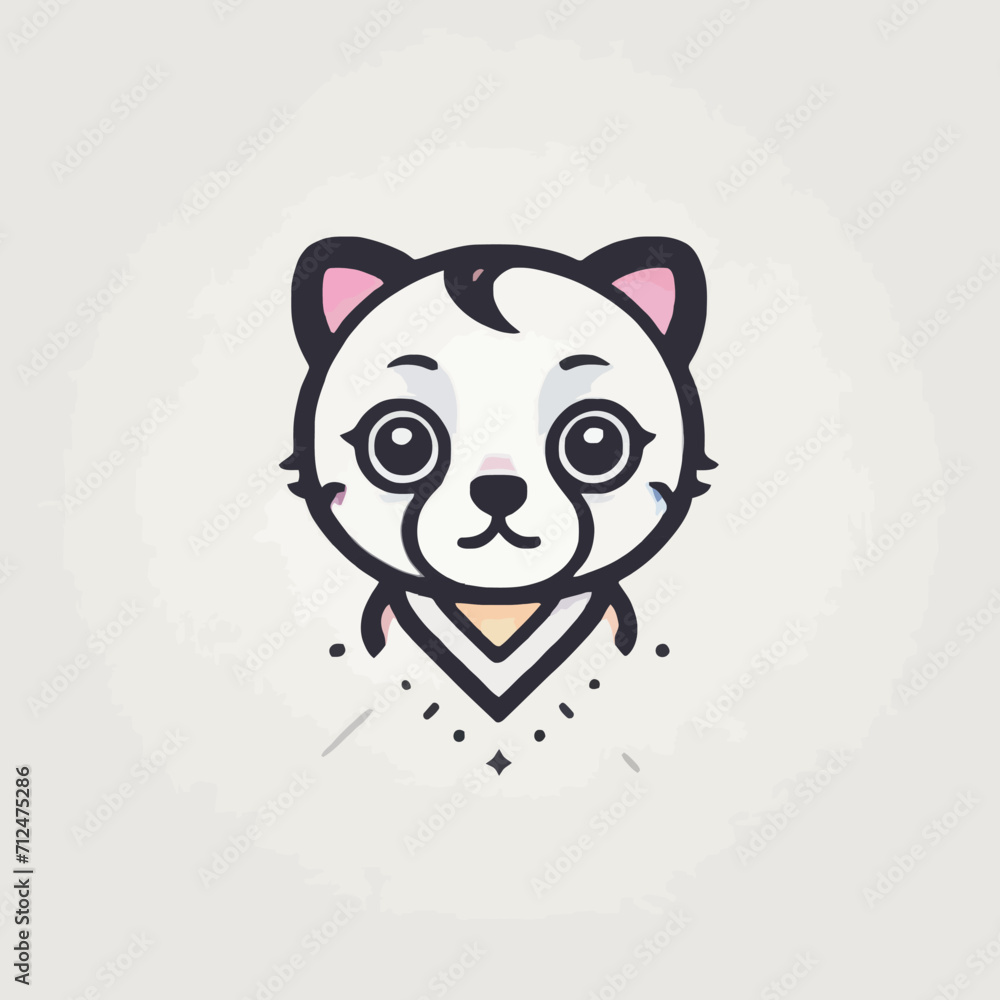 Naklejka premium Cute Character Design EPS Format Very Cool