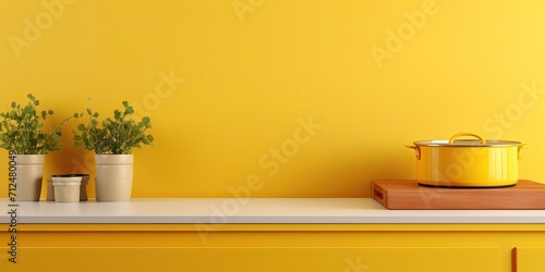 Wallpaper Mural Yellow top spot and cooking area. Torontodigital.ca