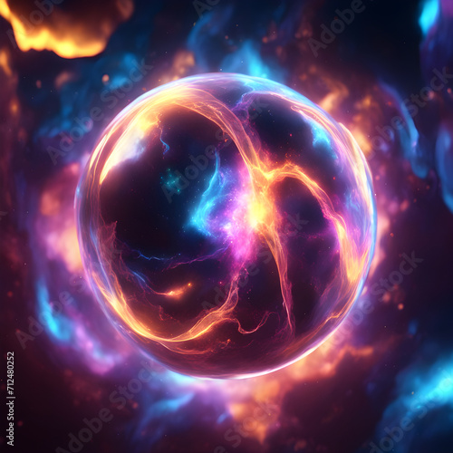 Black Hole Colorised Wallpaper or Background