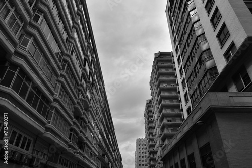 Modern apartment buildings in Las Palmas de Gran Canaria