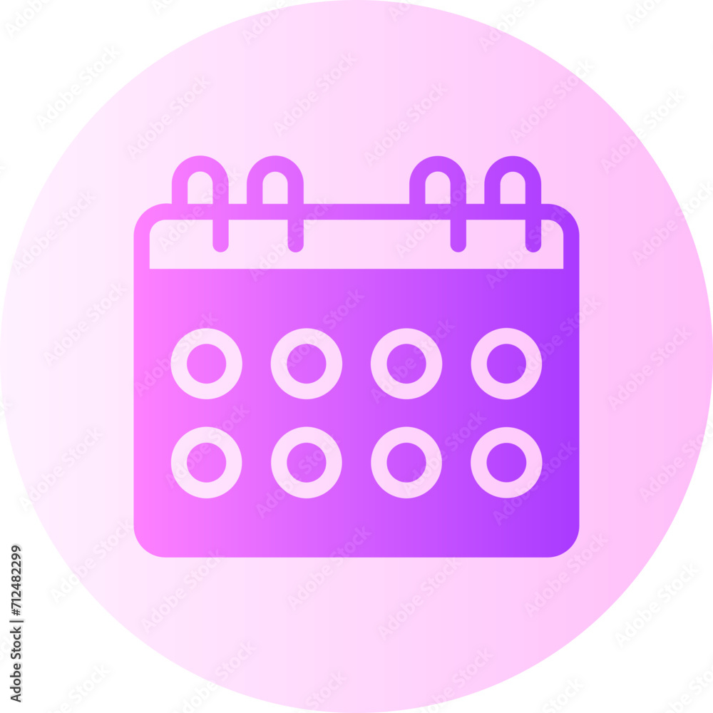 calendar gradient icon