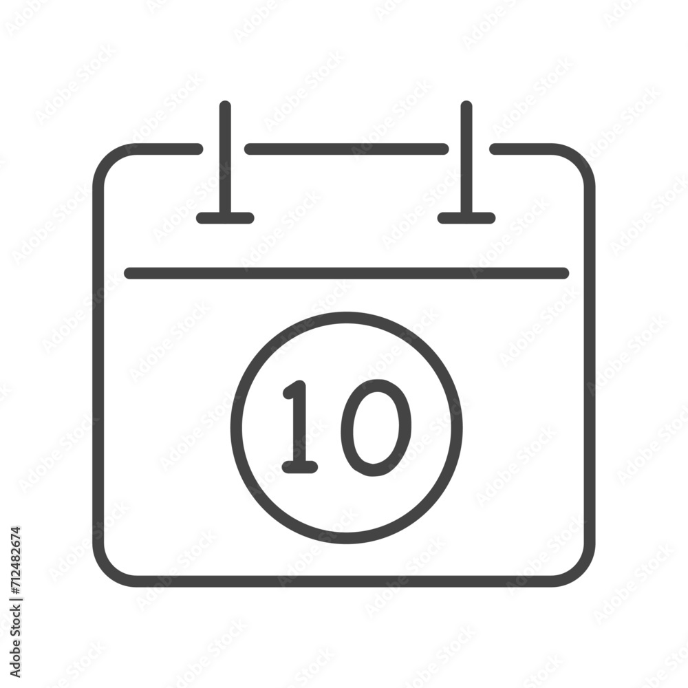 Vector illustration. Calendar flat icon. Gray icon on isolated on white background. Perfect for your creative idea. Vector illustration. Calendar flat icon. Gray icon on isolated on white background. Perfect for your creative idea.
