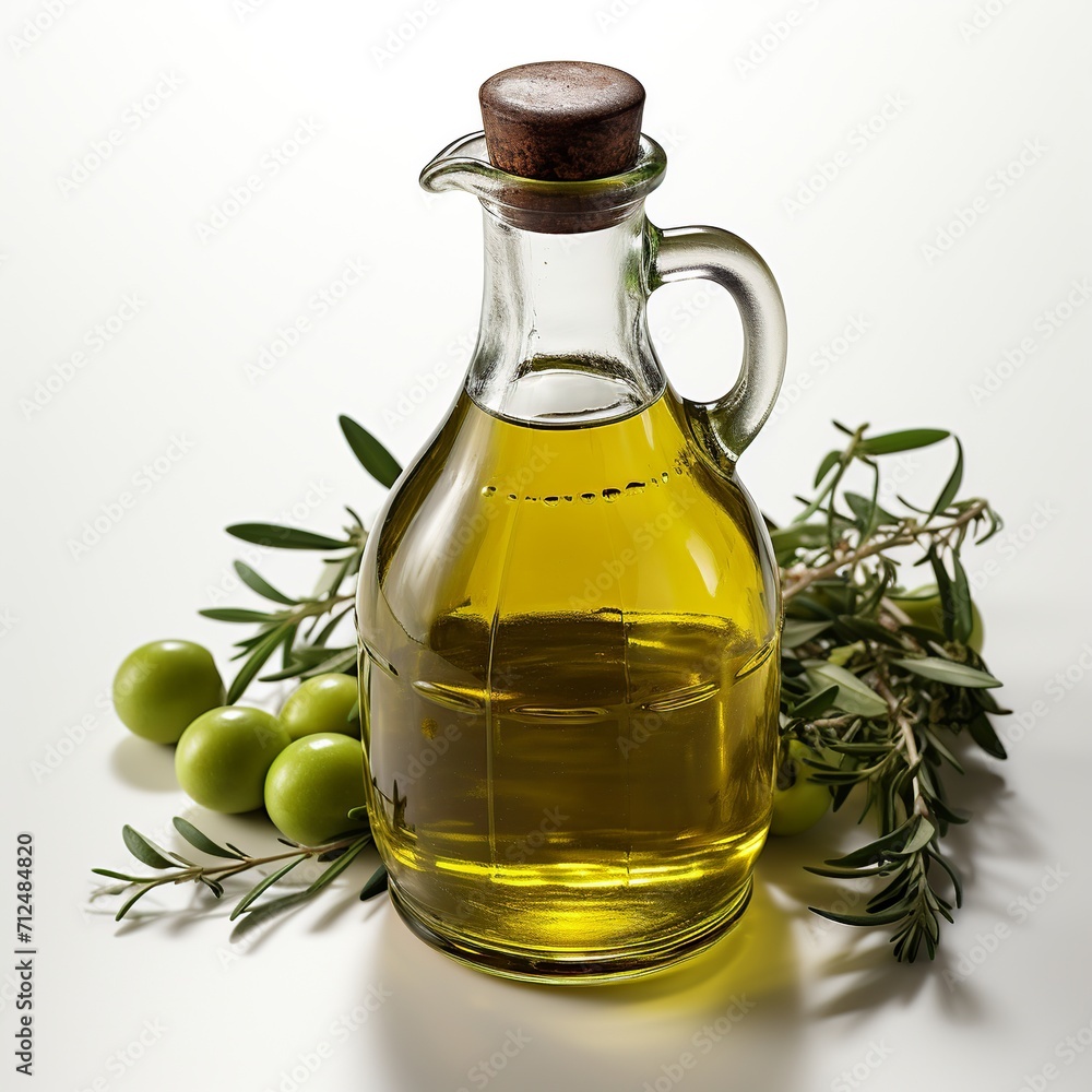 Extra Virgin Olive Oil and Olives Still Life Composition Extra Virgin Olive Oil and Olives Still Life Composition