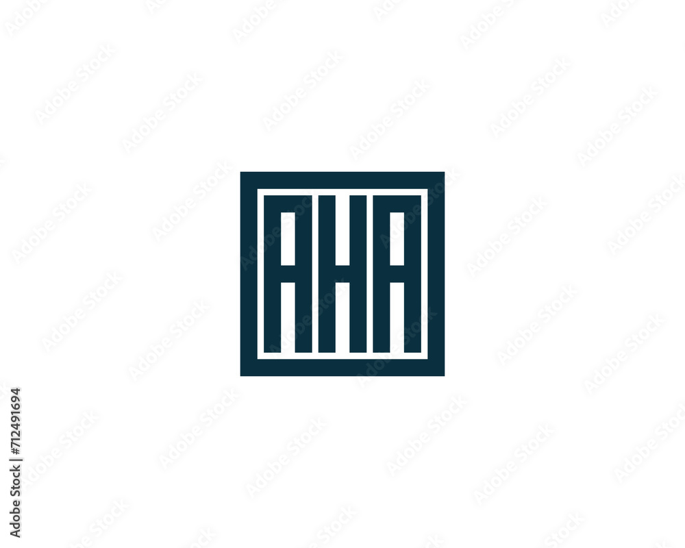 AHA LOGO DESIGN VECTOR TEMPLATE