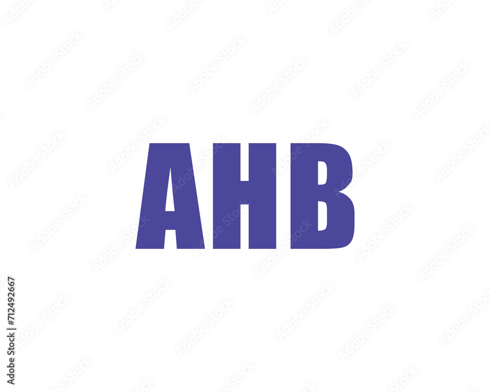 AHB LOGO DESIGN VECTOR TEMPLATE AHB LOGO DESIGN VECTOR TEMPLATE