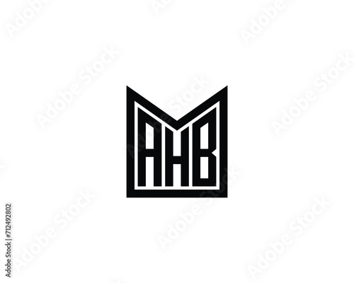 AHB LOGO DESIGN VECTOR TEMPLATE