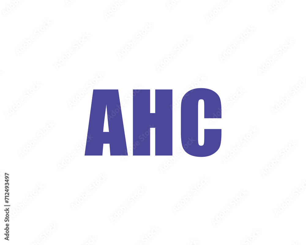 AHC LOGO DESIGN VECTOR TEMPLATE