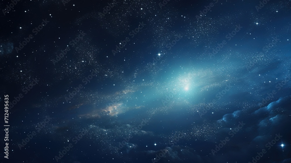 Cosmos Space Filled with Countless Stars. Blue Color, Celestial, Universe, Astronomy
Cosmos Space Filled with Countless Stars. Blue Color, Celestial, Universe, Astronomy