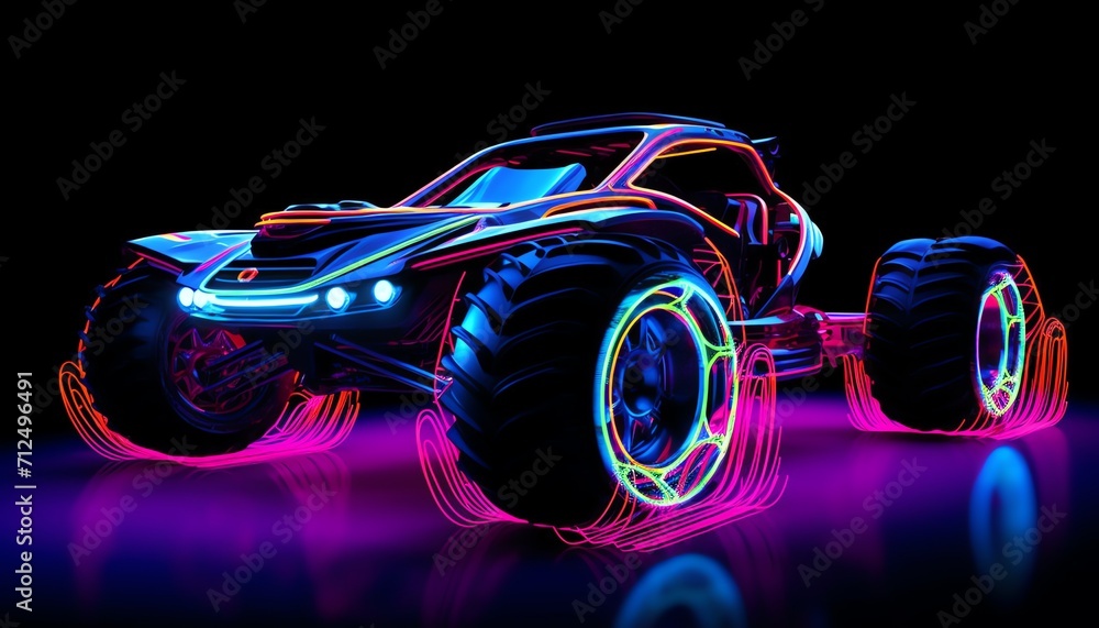 Obraz premium Fantastic modern sport car wallpaper hd