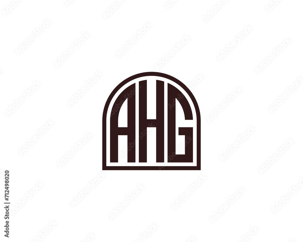 AHG LOGO DESIGN VECTOR TEMPLATE