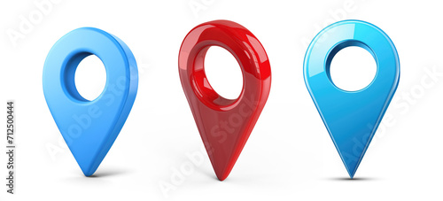  Location icon. Pin sign Isolated on white background. Navigation map, gps, direction, place, compass, contact, search concept.