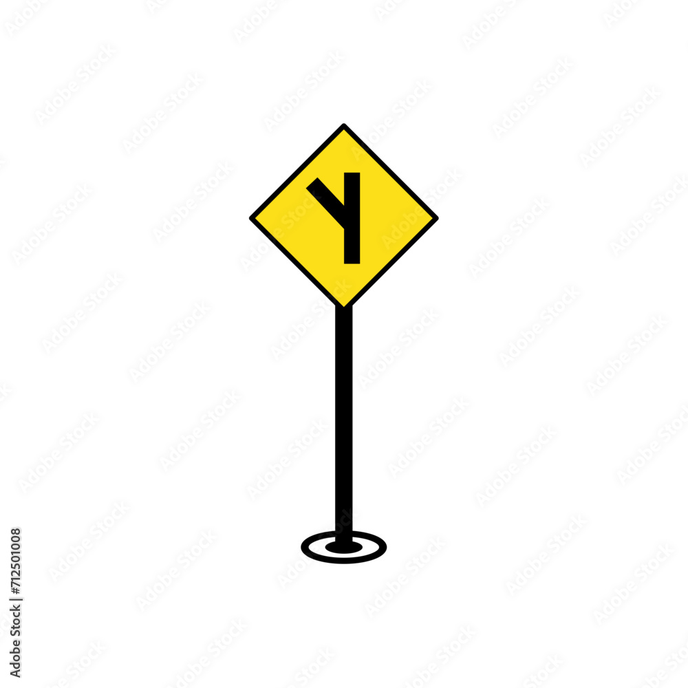 Traffic Sign Poles Vector Illustration Traffic Sign Poles Vector Illustration