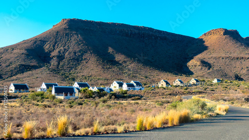 The rest camp, in the late afternoon Karoo National Park. photo
