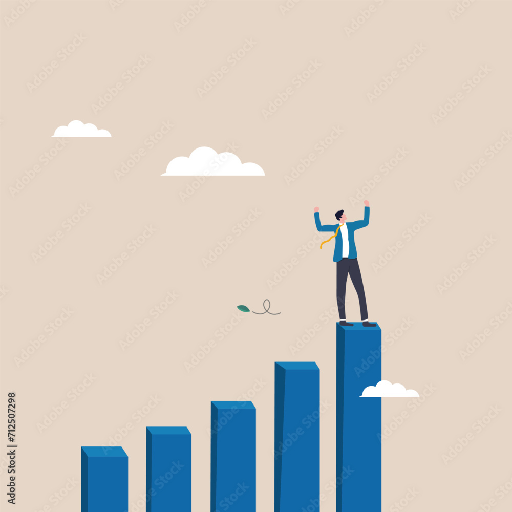 business man pushing graph business man pushing graph