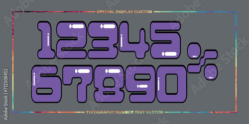 assorted digital custom vector numbers. minimum. Color gradation. Dark. Banner Network. 3d effect. Design. futuristic. Paper cut or effect. Luxury. Premium. 192