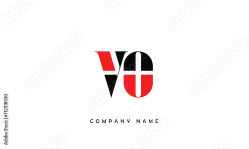 Free Download VO, OV, V, O Abstract Letters Logo Monogram - GFXLoad
