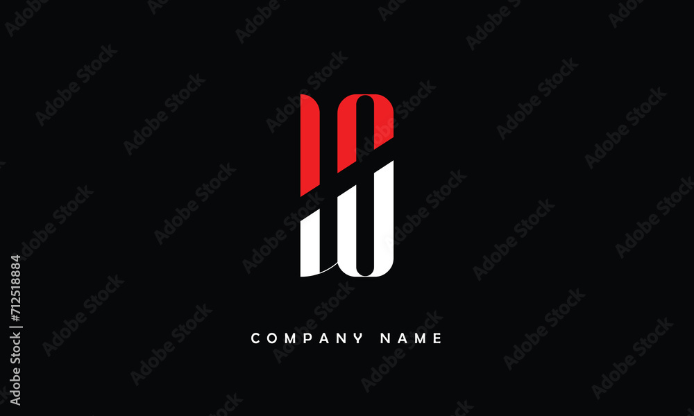 VO, OV, V, O Abstract Letters Logo Monogram VO, OV, V, O Abstract Letters Logo Monogram