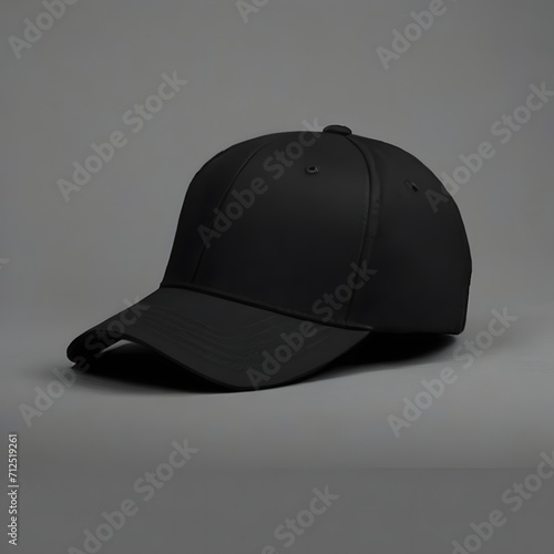 baseball cap isolated on grey