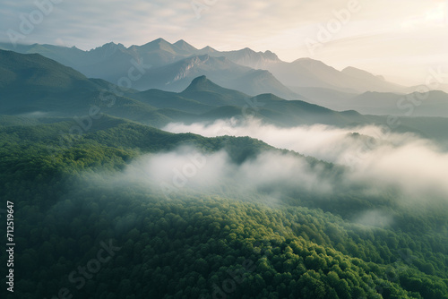 fog over mountains © Rade Kolbas