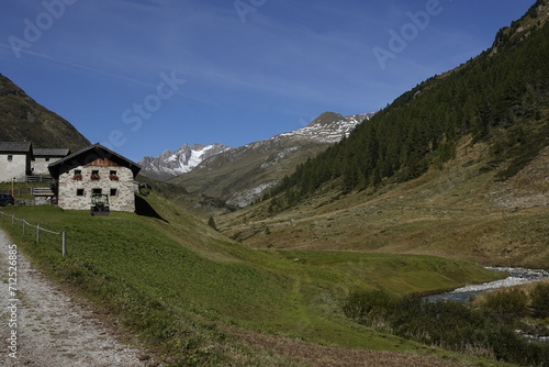 Herbst im Defereggental in Österreich 