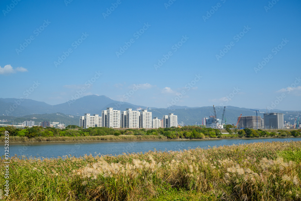 Taipei riverside city