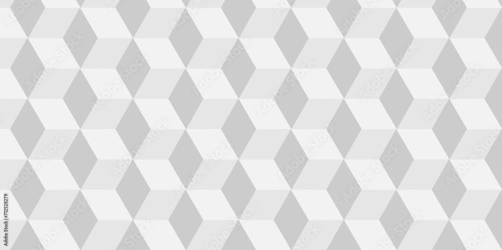 Seamless white and gray pattern Abstract cubes geometric tile and mosaic wall or grid backdrop hexagon technology. white and gray geometric block cube structure backdrop grid triangle background. Seamless white and gray pattern Abstract cubes geometric tile and mosaic wall or grid backdrop hexagon technology. white and gray geometric block cube structure backdrop grid triangle background.