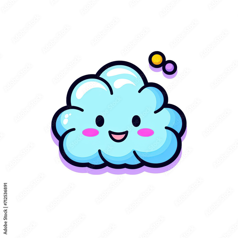 cloud and rain design, usefull for t-shirt screen printing, generative AI cloud and rain design, usefull for t-shirt screen printing, generative AI