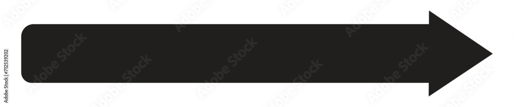 Long arrow vector icon. Black horizontal double arrow. Vector design. 22.11. Long arrow vector icon. Black horizontal double arrow. Vector design. 22.11.