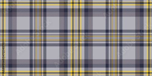 Fluffy check background fabric, stroke texture tartan pattern. Minimalist textile seamless vector plaid in antique steel and dark colors.