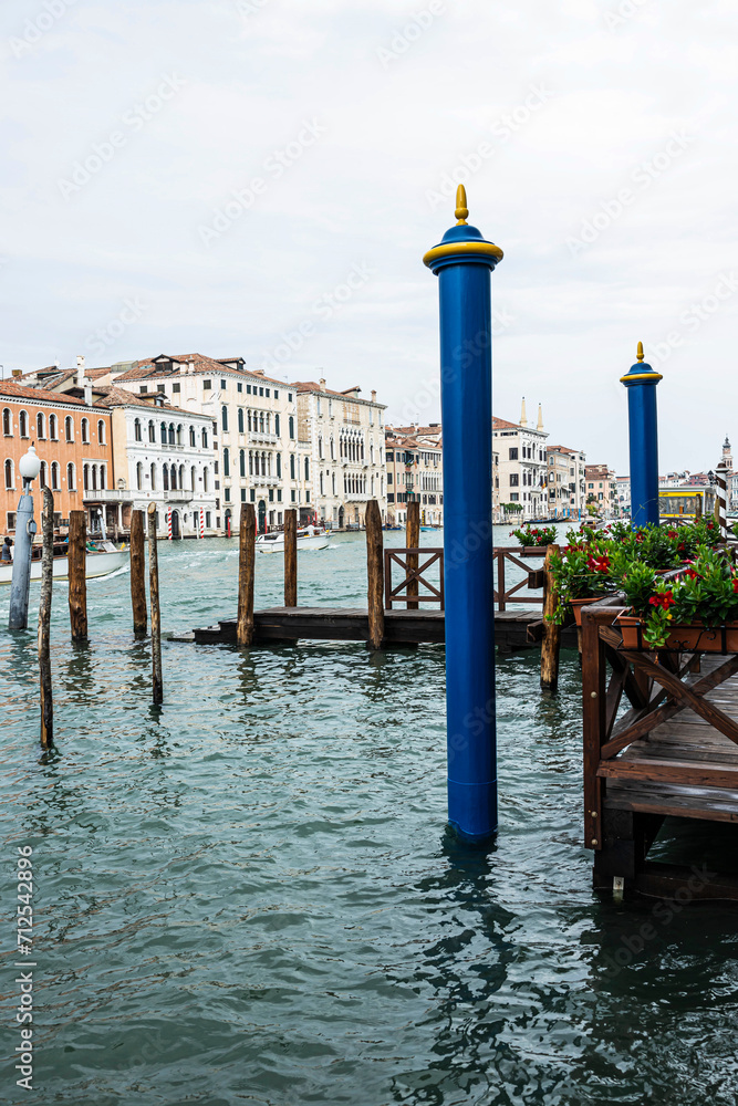 A Pier leading out to the Grand Canal of Venice.