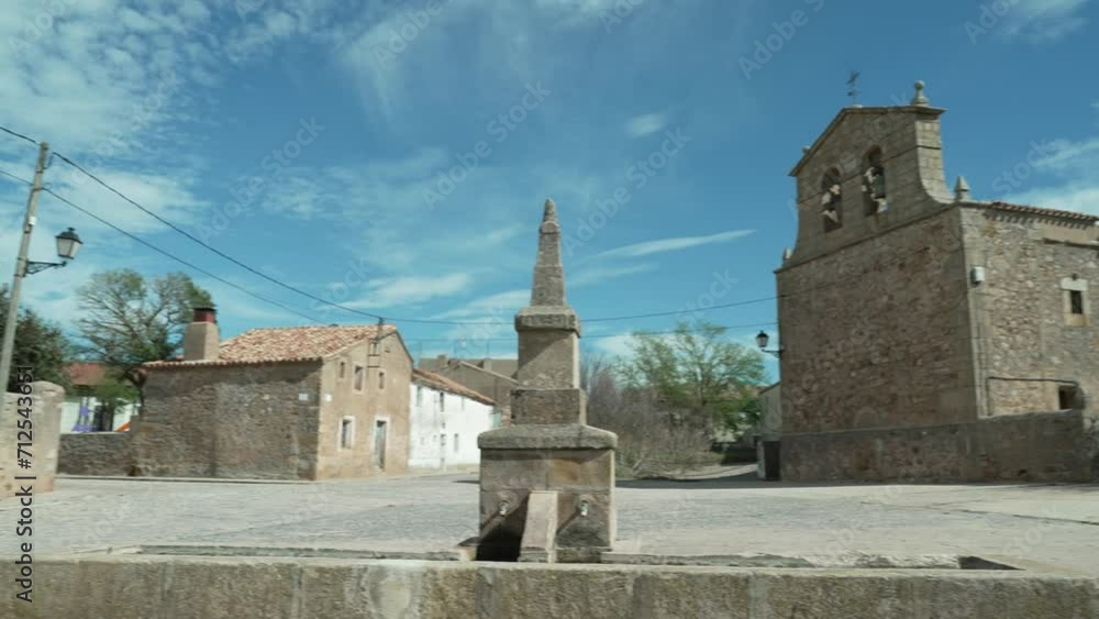 Un pueblo de la España vaciada. Un pueblo de la España vaciada.