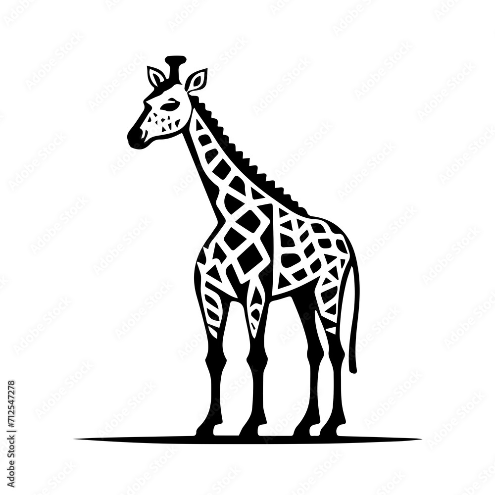 Obraz premium giraffe vector illustration